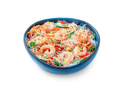 Вок Фунчоза с креветками