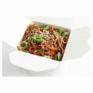 Вок курица в сливочно-овощном соусе