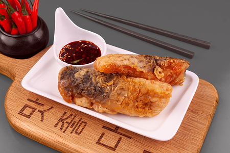 Карп жареный