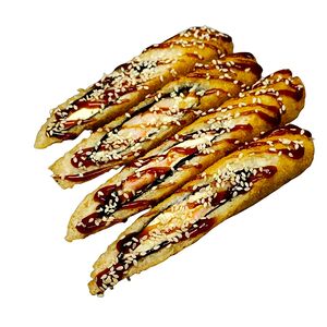 Стрипс-ролл с креветками 