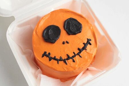 Бенто-торт Джек-тыква 