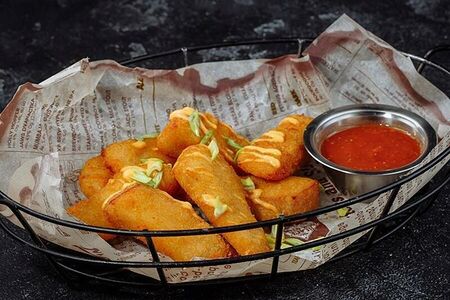 Жареный копченый сыр