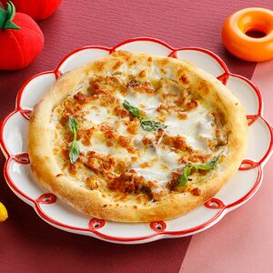 Детская мини-пицца с курой и сыром