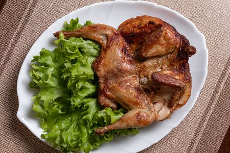 Курица гриль на углях