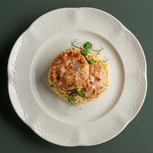 Котлеты из креветок и краба