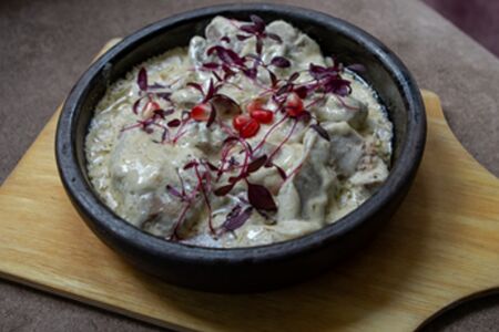 Бараньи язычки в сливочном соусе