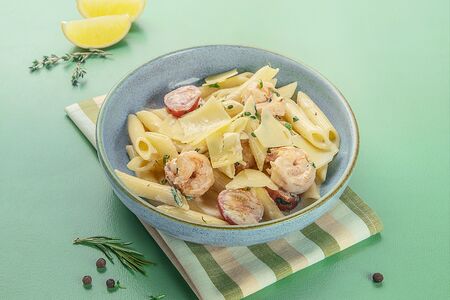 Паста с креветками