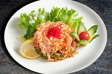 Салат со снежным крабом 
