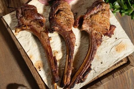 Шашлык из бараньей корейки