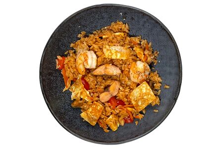 Вок с морепродуктами