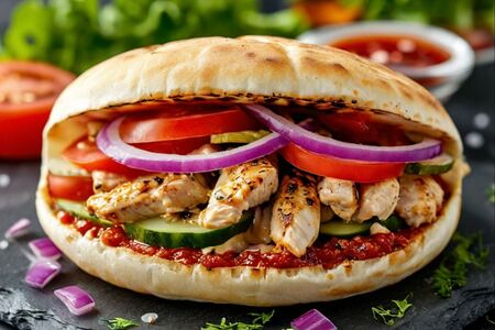 Шаурма куриная в пите