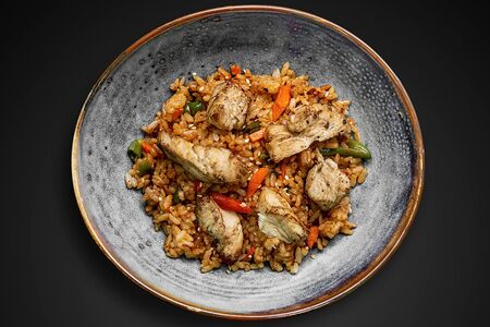 Рис c курицей