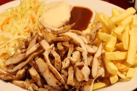 Шаурма большая тарелка