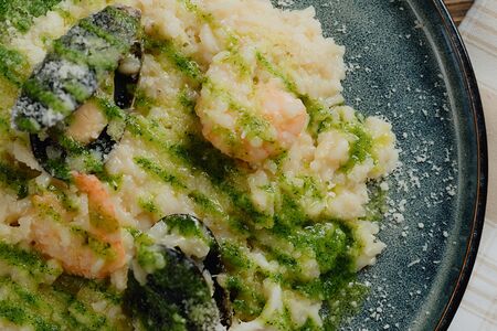 Ризотто и морепродукты