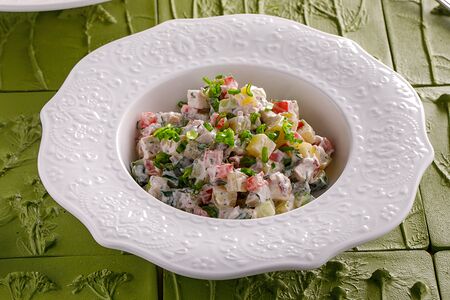 Салат по-гальски с курицей