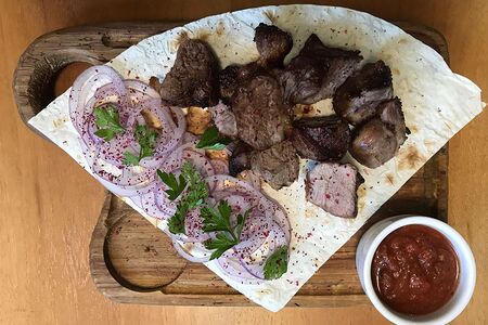 Шашлык из бараньей мякоти