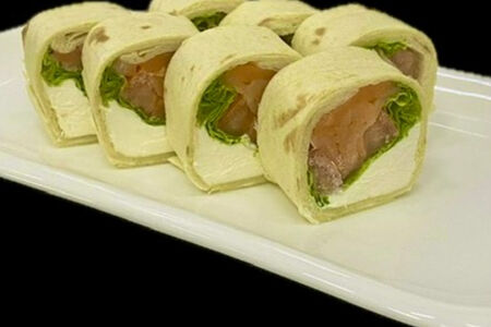 Тортилья с лососем