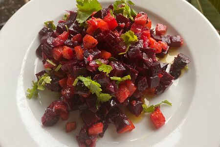 Гарнир Овощи с кинзой