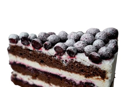 Торт с черной смородиной