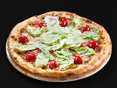 Пицца Цезарь с курицей