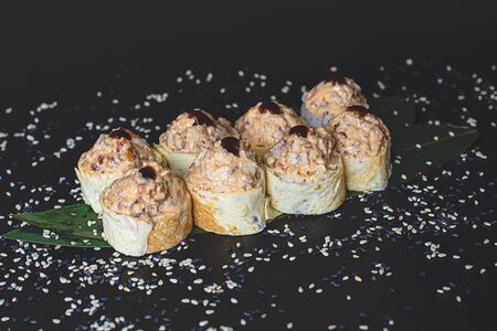 Тамаго якей с угрем