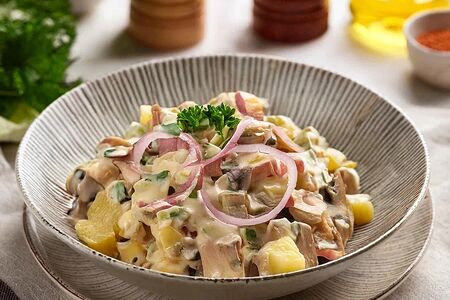 Куриный с шампиньонами