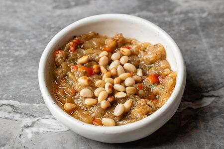 Намазка из печеного баклажана