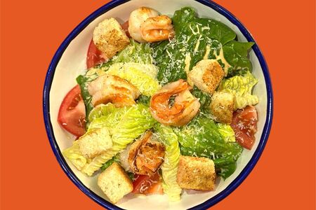 Цезарь с креветками 