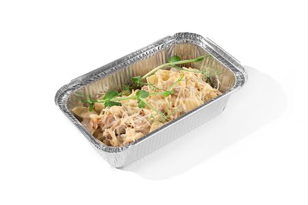 Феттуччине с курицей