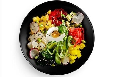 Поке с гребешком