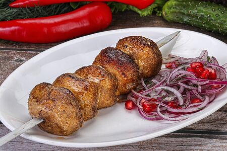 Грибы на углях