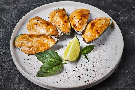 Запеченные мидии 