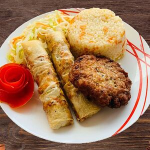 Нем и чаран с гарниром