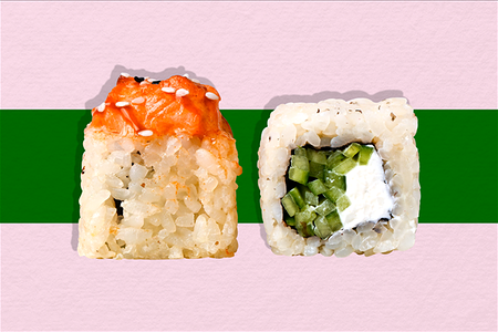 Лосось спайси запеченный