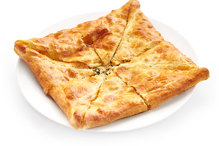 Пирог сокоти с курицей и грибами