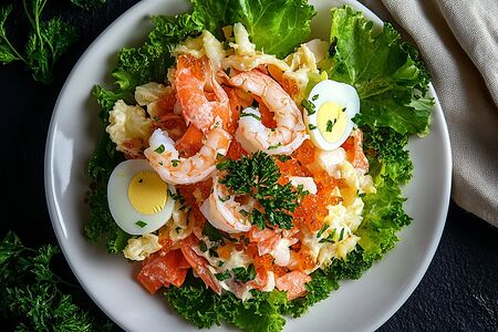 Салат Дары моря