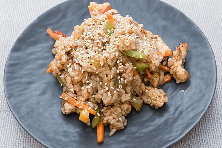 Рис с курицей