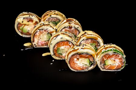 Фреш-ролл с лососем