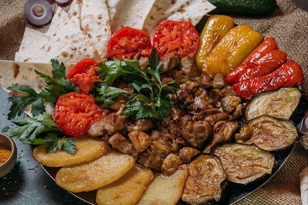 Садж из курицы