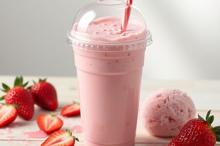 Милкшейк клубничка