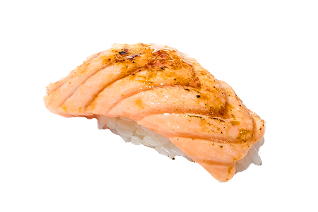 Суши с опаленным лососем