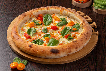 Пицца Шпинат с лососем