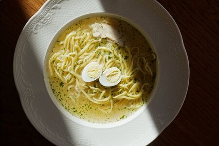 Лапша с цыпленком 