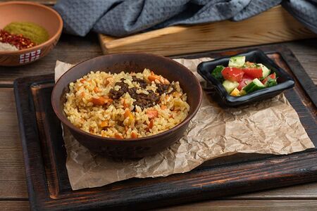 Плов с говядиной 