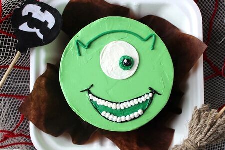 Бенто-торт Зеленый монстрик 