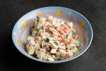 Оливье с курицей