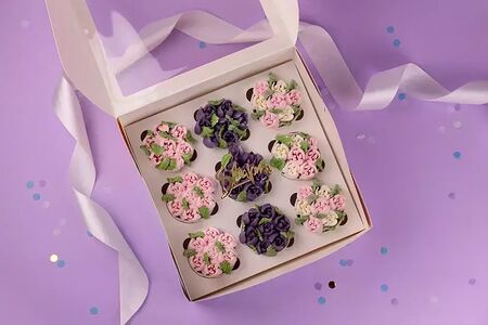 Капкейки Тюльпаны 9шт