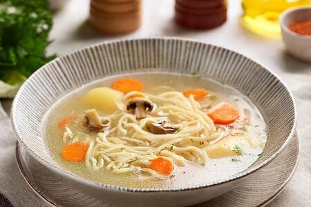 Грибной с вермишелью