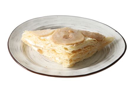 Торт Наполеон грушевый