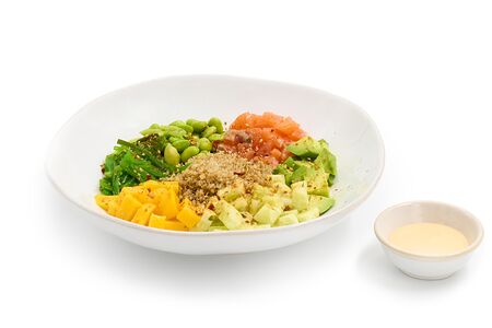 Боул с лососем